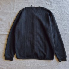 画像5: 【Upscape Audience】ウールビッグワッフル ARMY カーディガン（BLACK） (5)