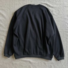 画像6: 【Upscape Audience】「和歌山」 ミラノリブ (10オンス) バルーン スナップ カーディガン（BLACK） (6)