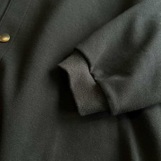 画像3: 【Upscape Audience】「和歌山」 ミラノリブ (10オンス) バルーン スナップ カーディガン（BLACK） (3)