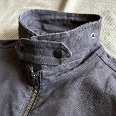 画像5: 【Upscape Audience】高密度ダック フレンチエアフォース パイロットジャケット（CHARCOAL） (5)