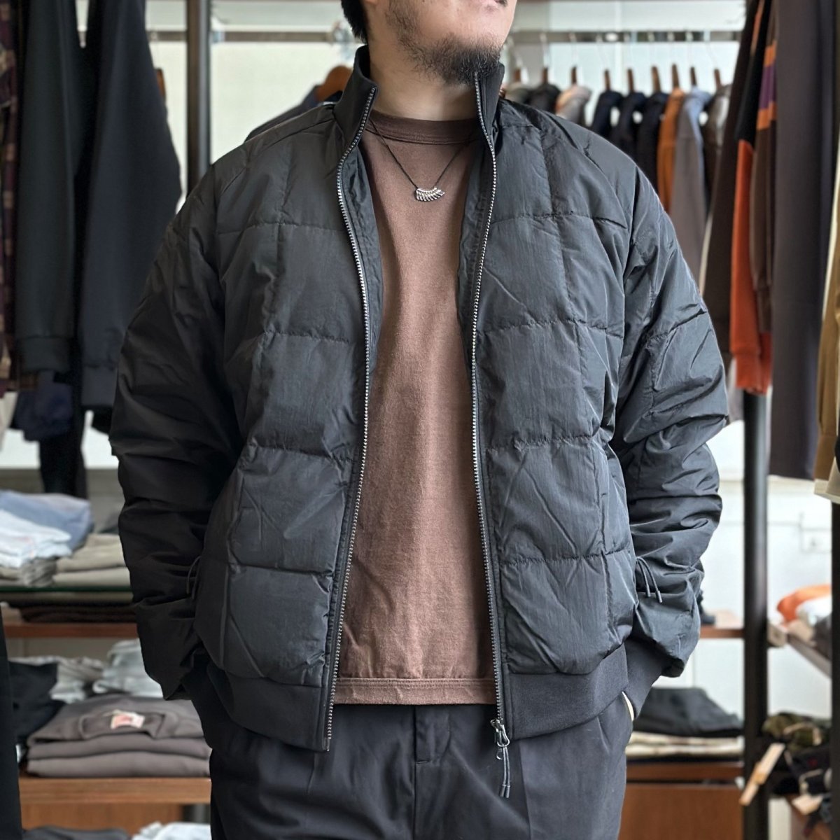 画像1: 【TAION/タイオン】SC TRACK DOWN JKT (BLACK) (1)