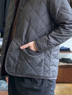 画像4: 【TAION/タイオン】“PIPING BULL COLLAR”DOWN CARDIGAN (D.CHARCOAL) (4)