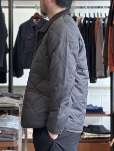 画像5: 【TAION/タイオン】“PIPING BULL COLLAR”DOWN CARDIGAN (D.CHARCOAL) (5)