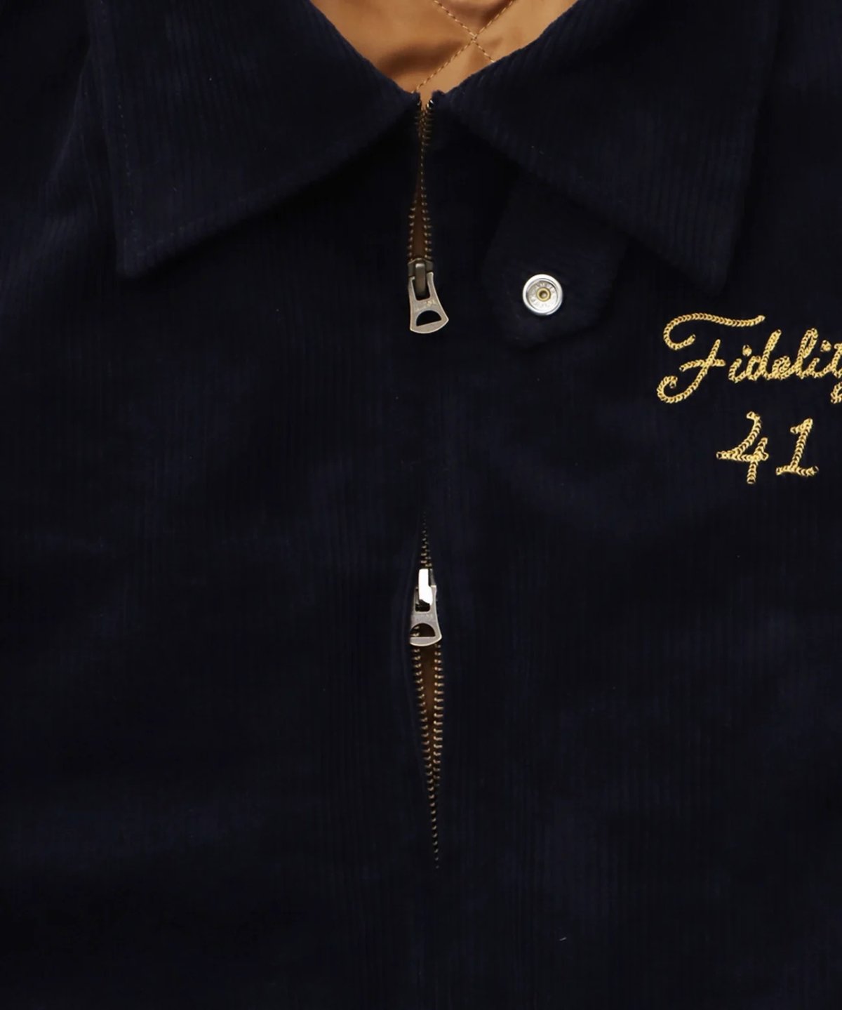 画像3: 【FIDELITY】 X 【SKOOKUM】CORDUROY BLOUSON/ コーデュロイブルゾン（NAVY） (3)