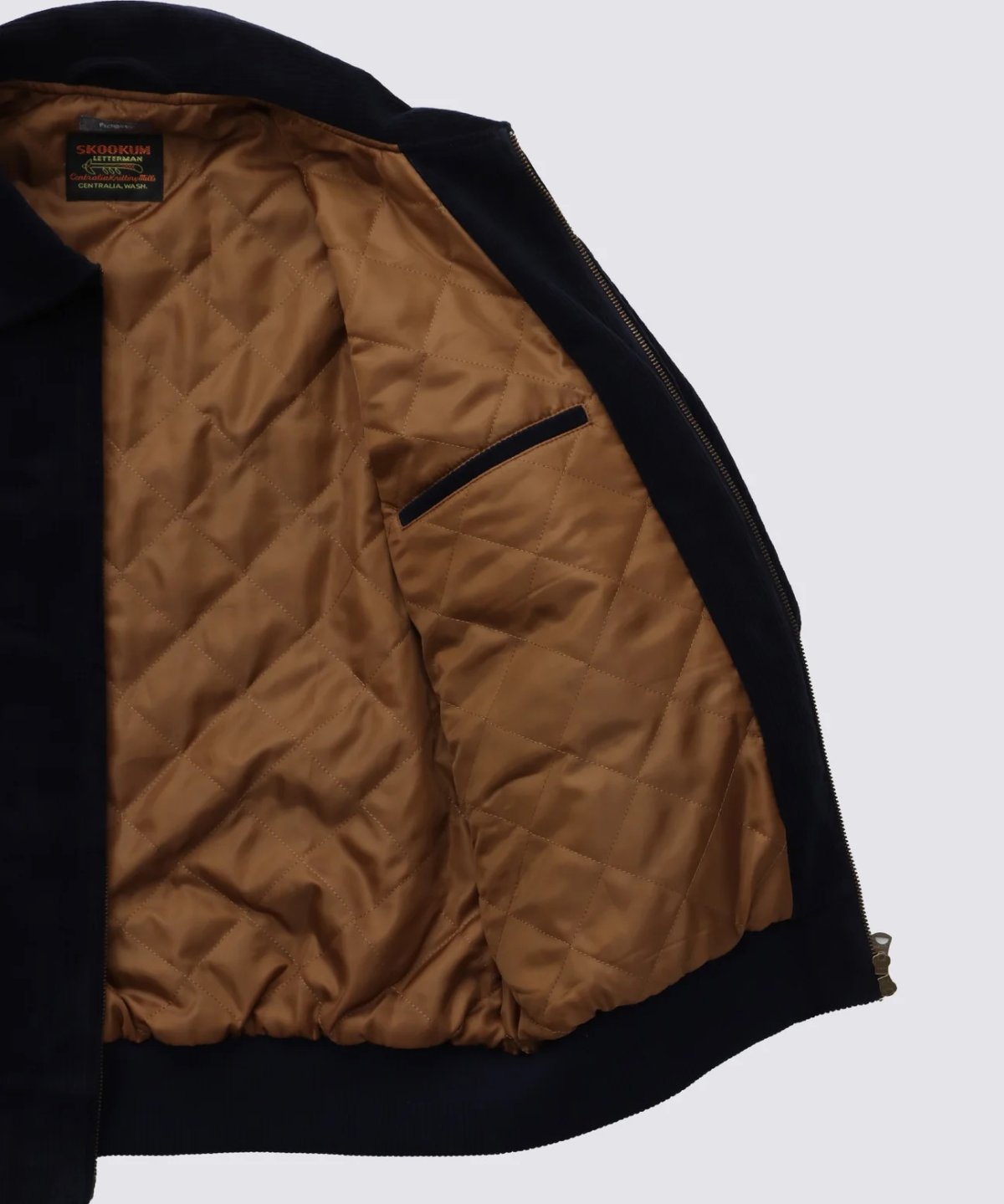 画像2: 【FIDELITY】 X 【SKOOKUM】CORDUROY BLOUSON/ コーデュロイブルゾン（NAVY） (2)
