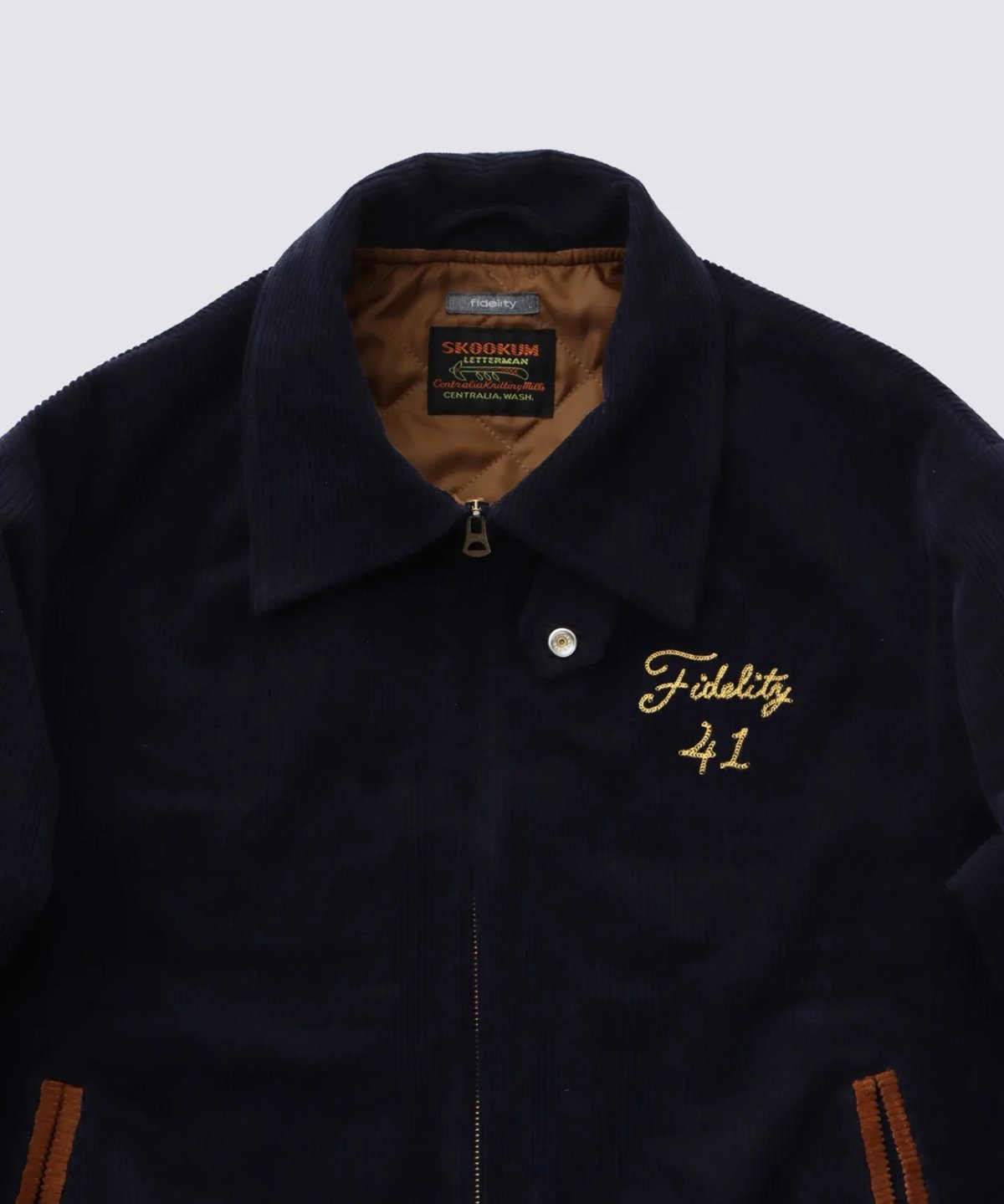 画像6: 【FIDELITY】 X 【SKOOKUM】CORDUROY BLOUSON/ コーデュロイブルゾン（NAVY） (6)