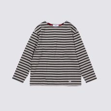 画像1: 【FIDELITY/フィデリティ】ボーダーロングTシャツ（GRY×BLK） (1)
