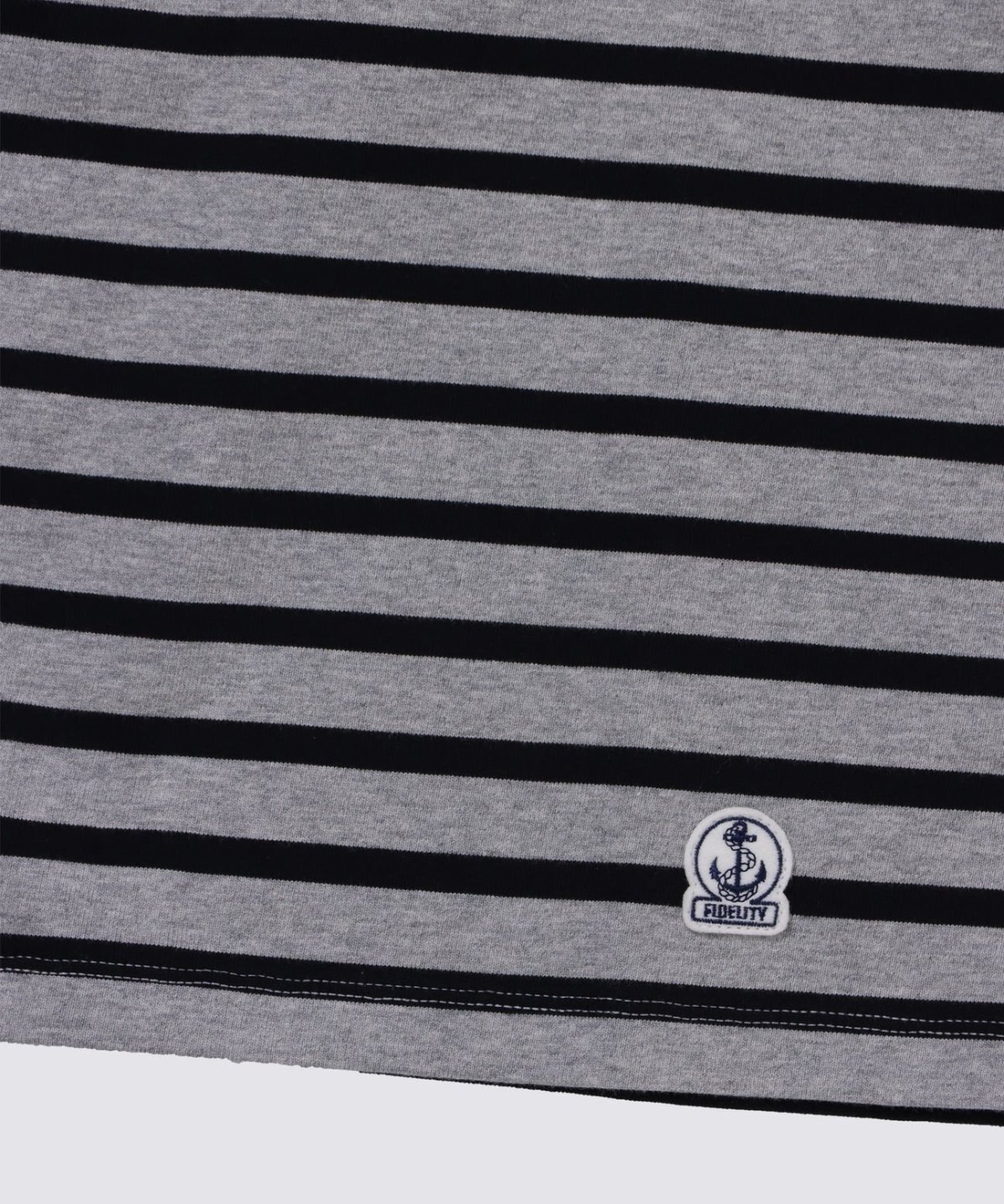 画像3: 【FIDELITY/フィデリティ】ボーダーロングTシャツ（GRY×BLK） (3)