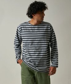画像6: 【FIDELITY/フィデリティ】ボーダーロングTシャツ（GRY×BLK） (6)