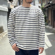 画像5: 【FIDELITY/フィデリティ】ボーダーロングTシャツ（NAT×NVY） (5)