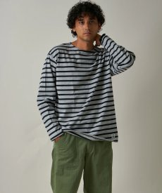 画像7: 【FIDELITY/フィデリティ】ボーダーロングTシャツ（GRY×BLK） (7)