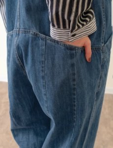 画像6: 【Reef】ダーツフルデニムサロペット(Blue) (6)