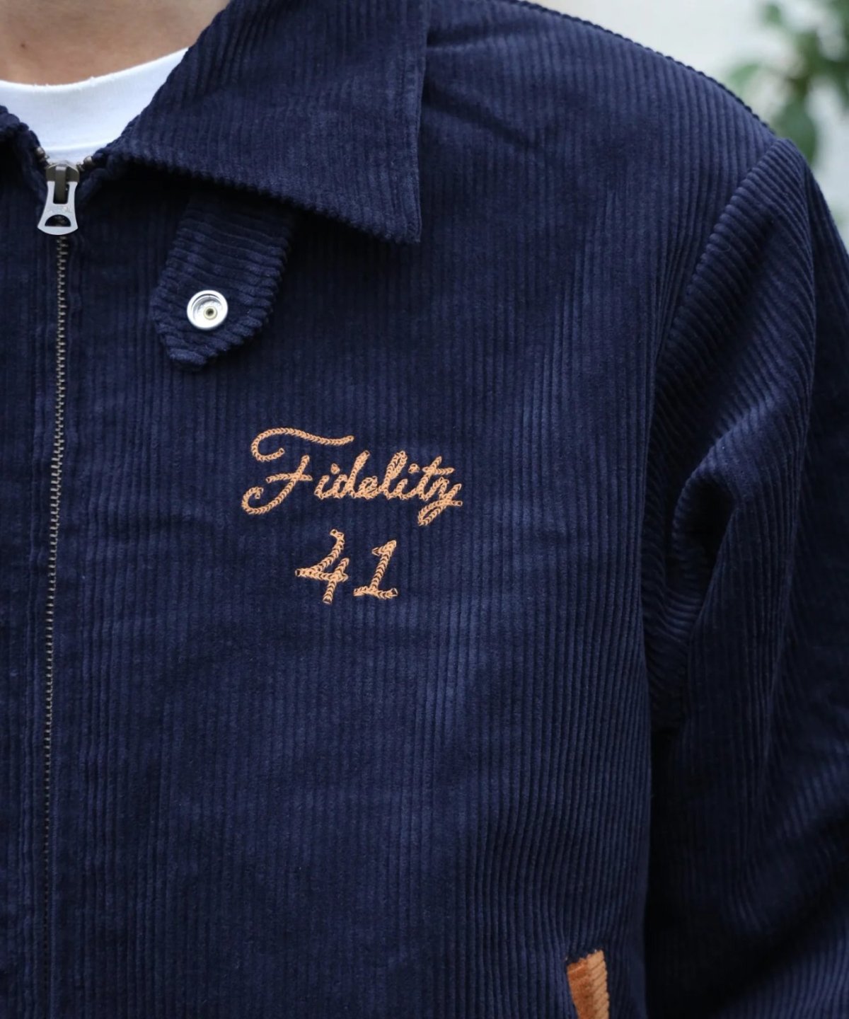 画像8: 【FIDELITY】 X 【SKOOKUM】CORDUROY BLOUSON/ コーデュロイブルゾン（NAVY） (8)