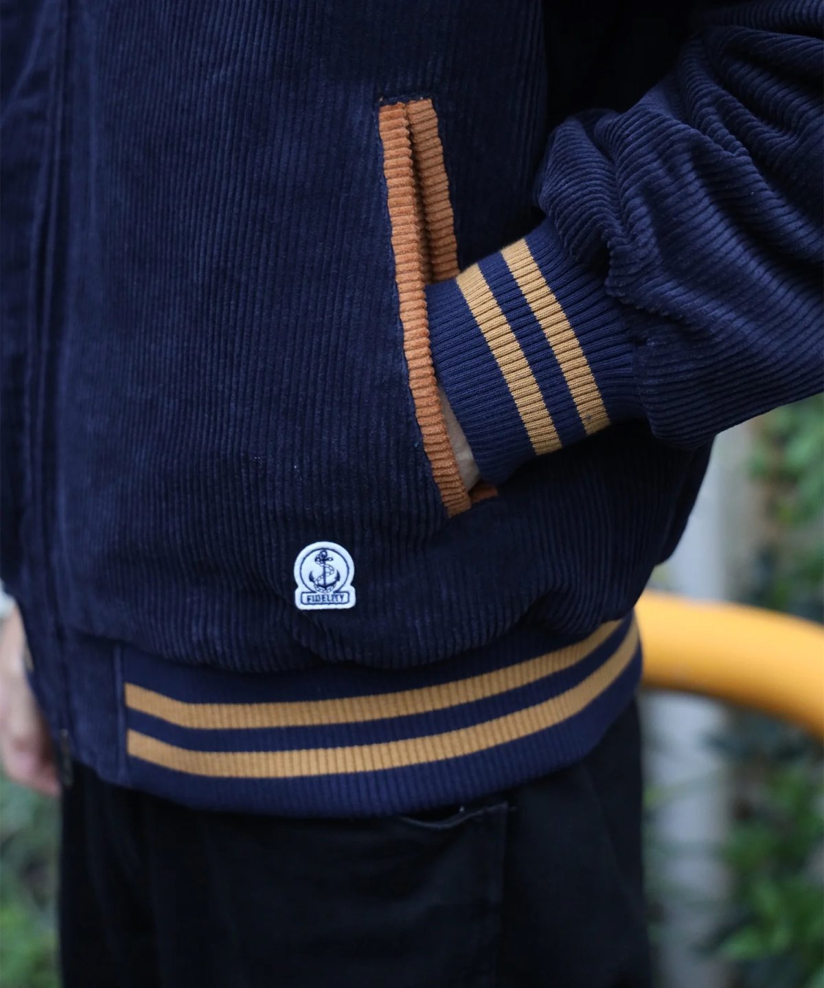 画像10: 【FIDELITY】 X 【SKOOKUM】CORDUROY BLOUSON/ コーデュロイブルゾン（NAVY） (10)