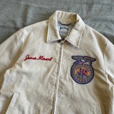 画像2: 【HOUSTON】CORDUROY EMBROIDERY JACKET(FFA)/ コーデュロイ エンブロイダリー(FFA)  (2)