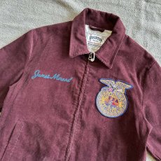 画像2: 【HOUSTON】CORDUROY EMBROIDERY JACKET(FFA)/ コーデュロイ エンブロイダリー(FFA)  (2)