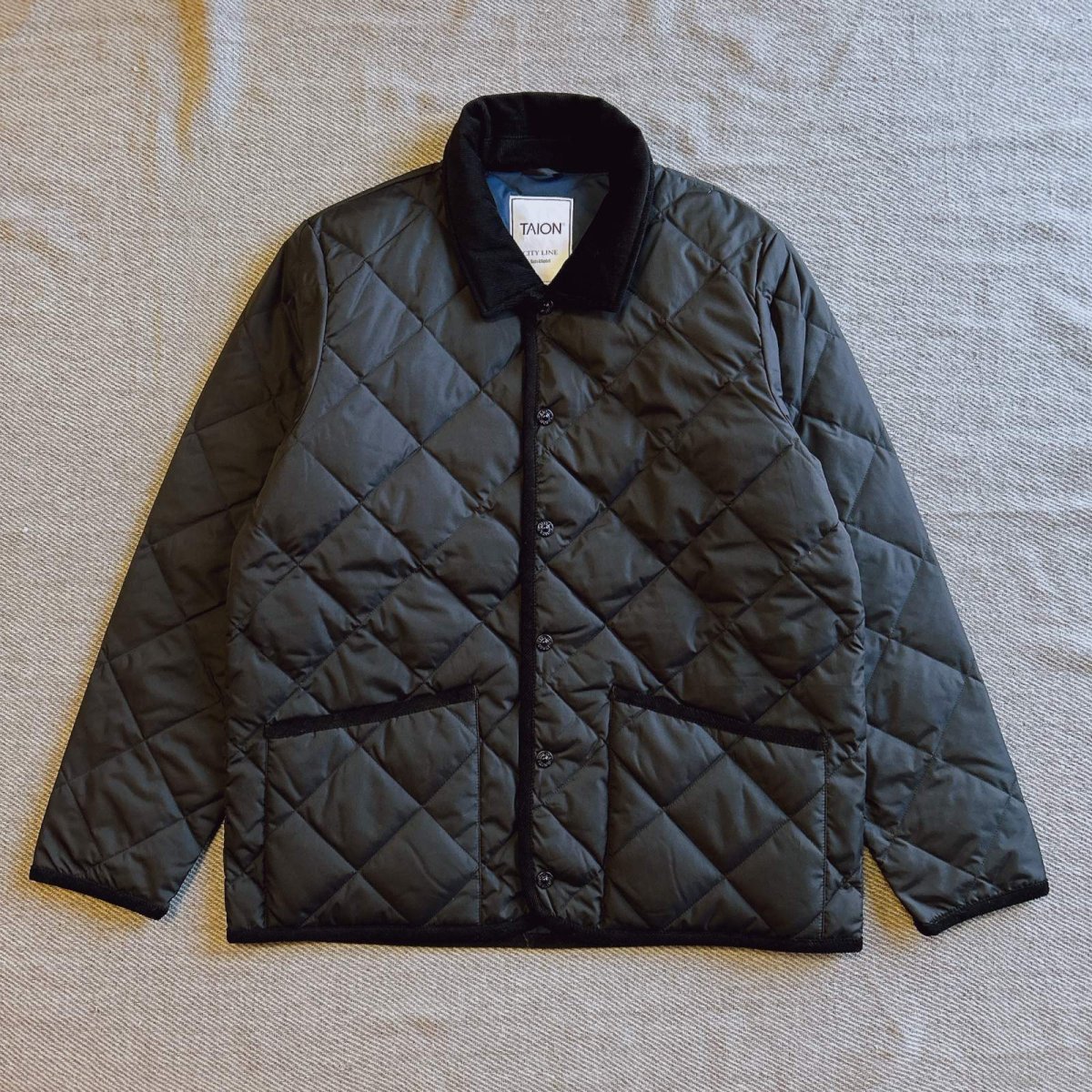 画像11: 【TAION/タイオン】“PIPING BULL COLLAR”DOWN CARDIGAN (3color) (11)