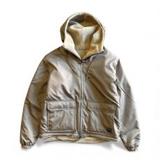 画像1: 【TAION/タイオン】NONDOWN MILITARY REVERSIBLE BOA HOODIE (L.MOCHA×BEIGE) (1)