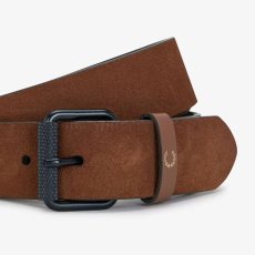 画像3: 【FRED PERRY/フレッドペリー】Suede Belt(448：TAN) (3)