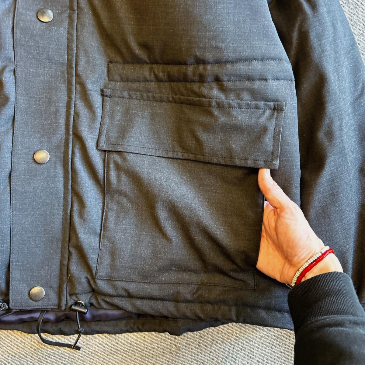 画像5: 【melple/メイプル】Monterey Classic Parka Hybrid Tropical（CHARCOAL） (5)