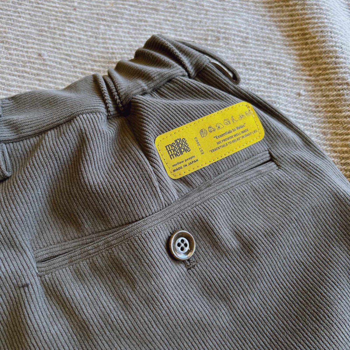 画像7: 【melple/メイプル】Franklin Corduroy Flare Pants (2color) (7)