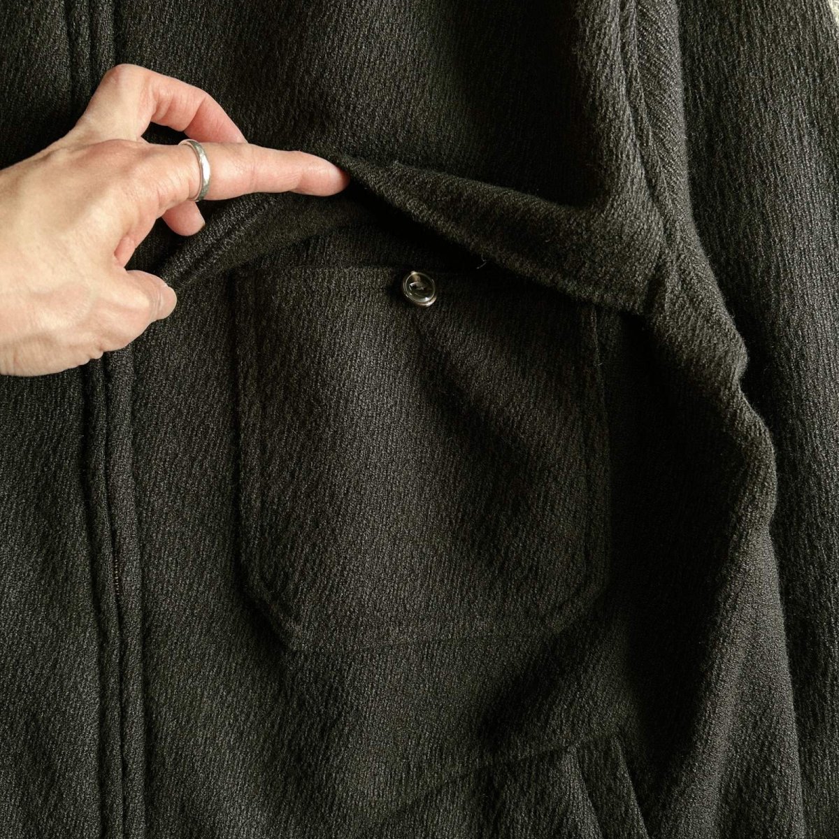 画像3: 【modem design/モデムデザイン】CPOタイプジャケット (Black) (3)