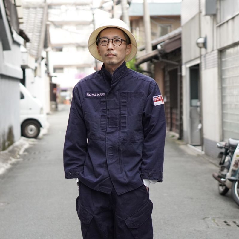 最新号掲載アイテム イギリス軍 ROYAL NAVY PCS SHIRTS JACKET asakusa