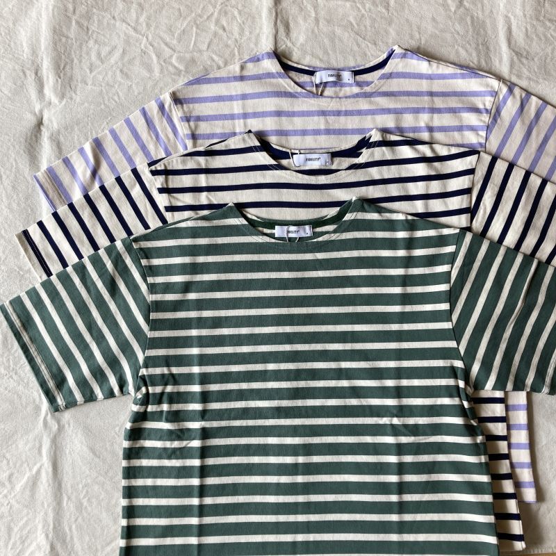 【FIDELITY/フィデリティ】バスクボーダー半袖Tシャツ（3colors）入荷しました。