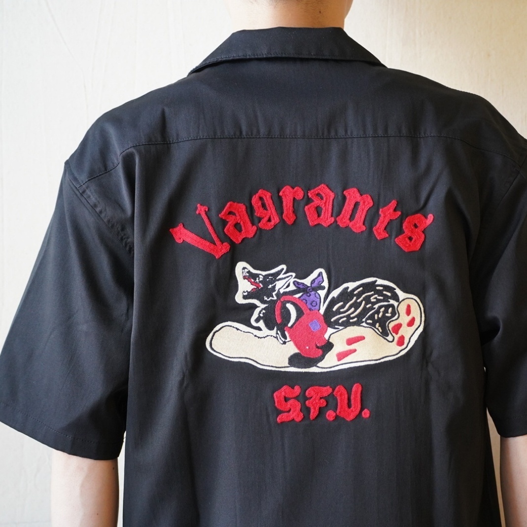【ALCARZA】からバック刺繡ボーリングシャツが入荷しました。
