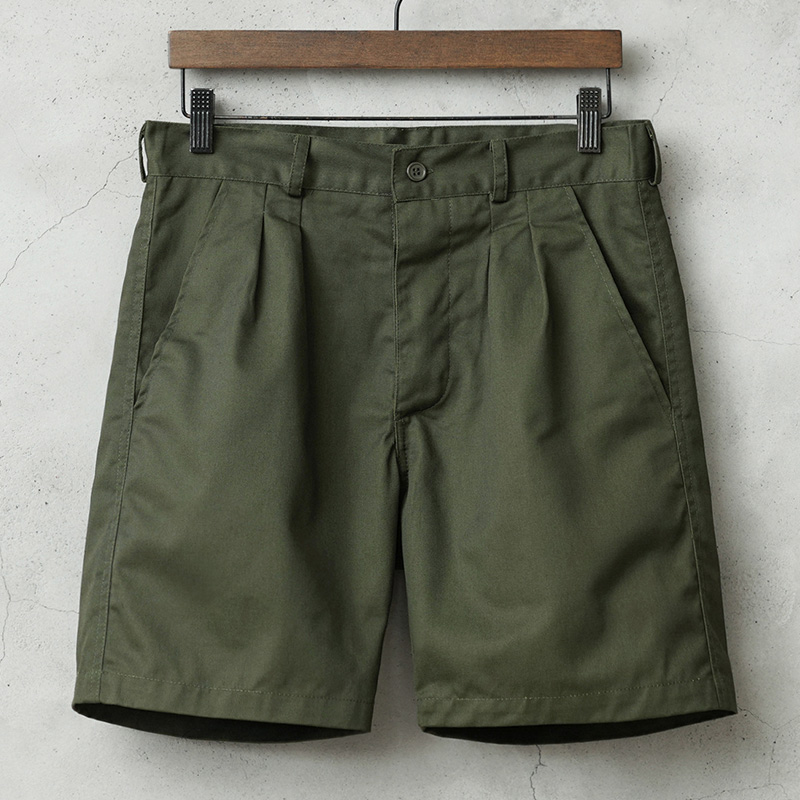 【Military】デッドストック フランス軍 バミューダショーツ OLIVE