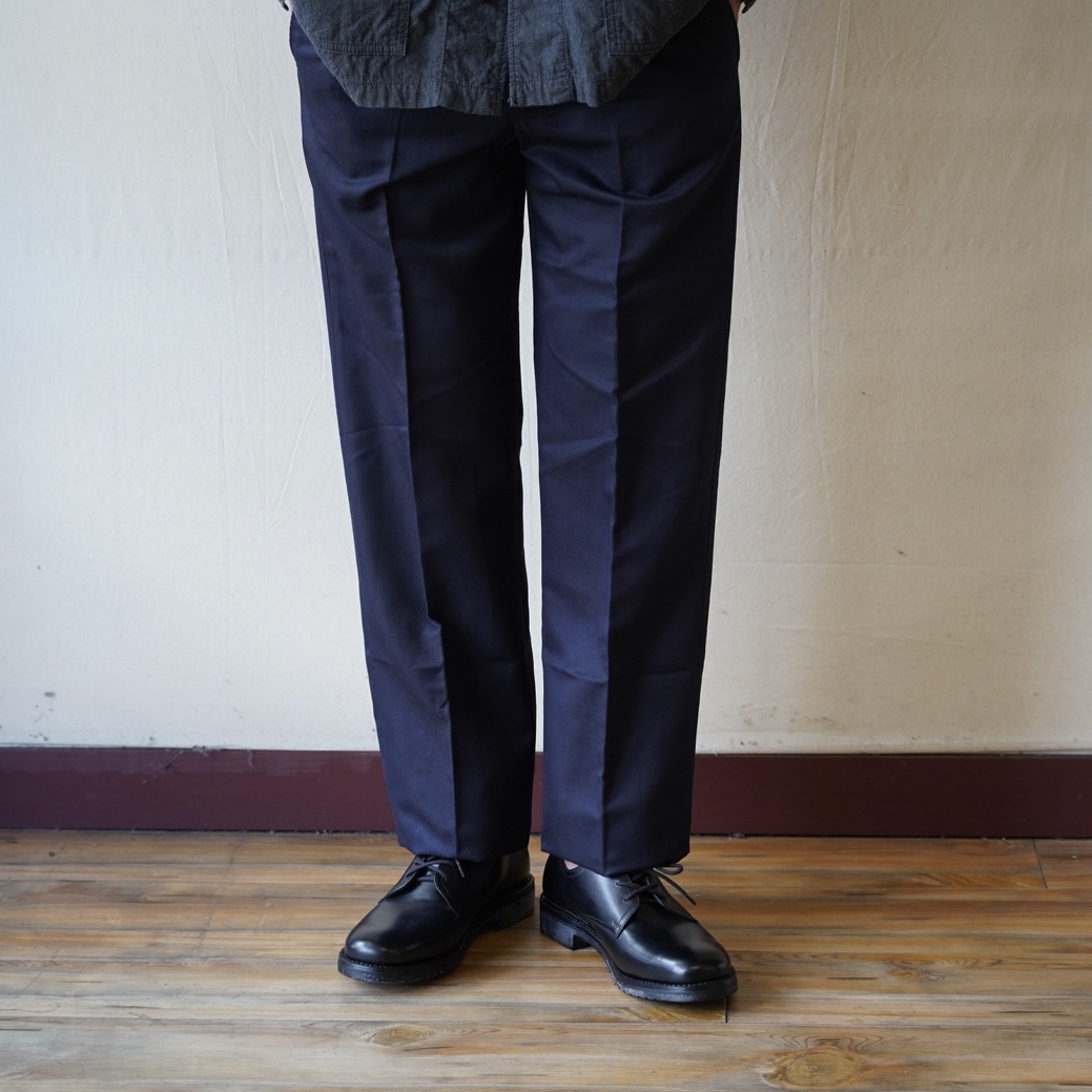 【Military】デッドストック フランス軍 T/Rツイル ユーティリティ ツータックトラウザーズ入荷しました。