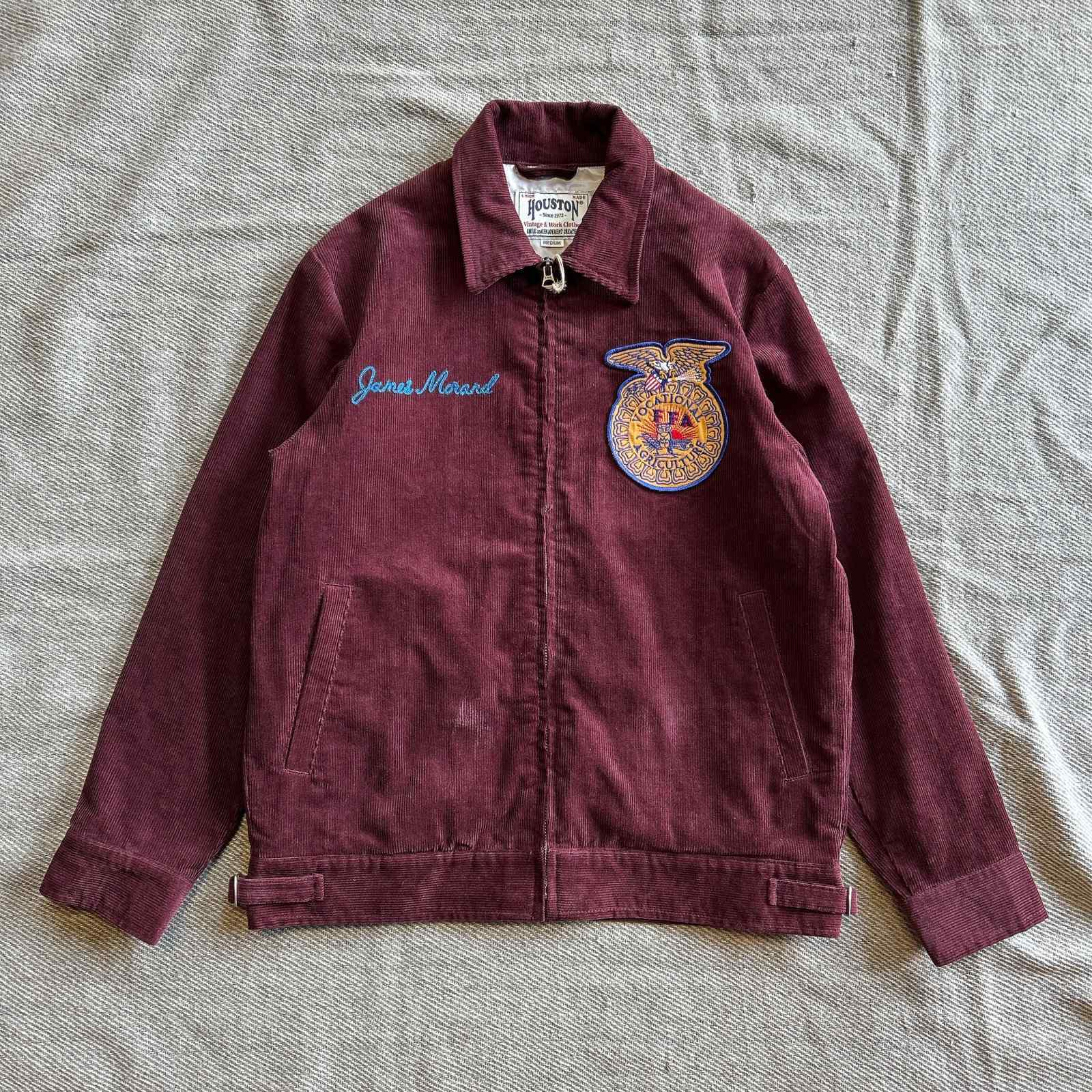 【HOUSTON】CORDUROY EMBROIDERY JACKET 各種入荷しました