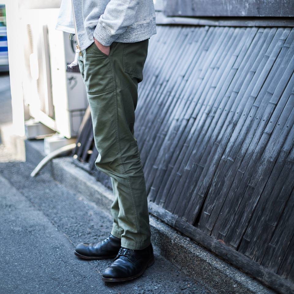 FOB FACTORY BAKER PANTS F0431 OLIVE