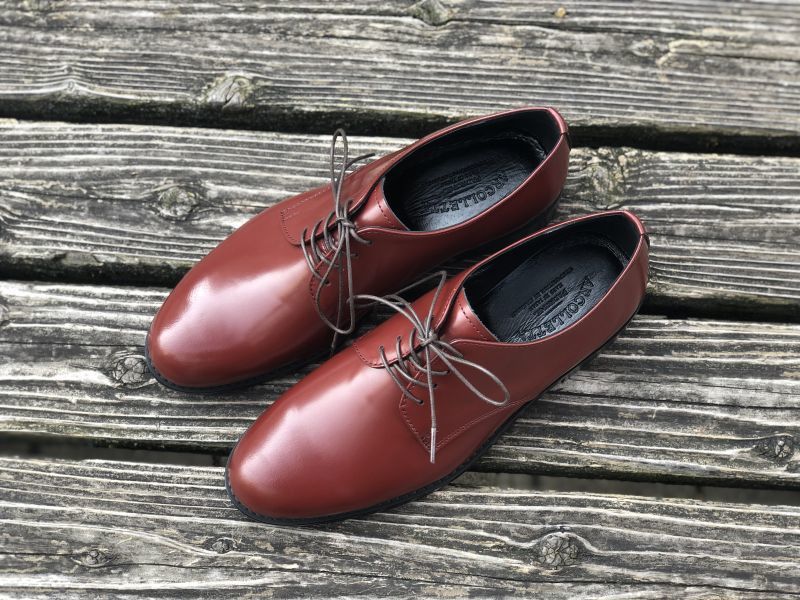 ARCOLLETTA PADRONE】''LEONE''DERBY PLAIN TOE SHOES【ボルドー】