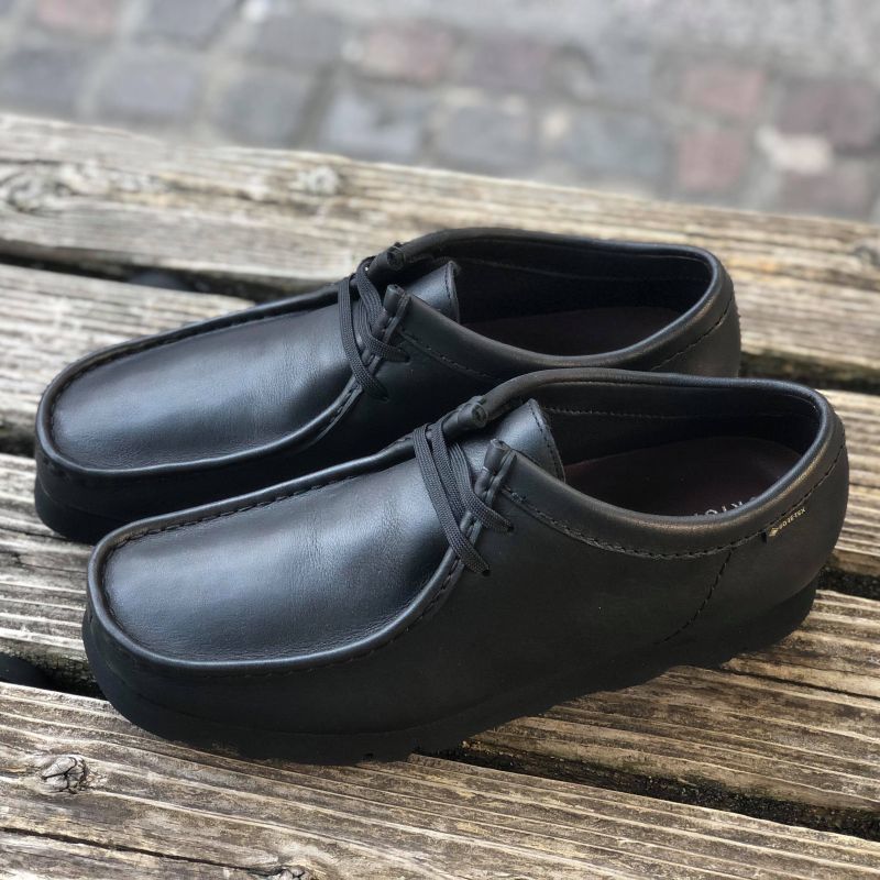 clarksoriginalメンズ ワラビー ゴアテックス / Wallabee GTX（ブラックスエード）