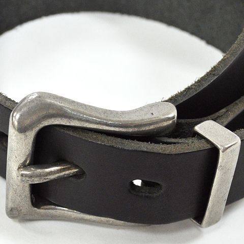Butler Verner Sails】ピューター金具本革ベルト30mm(2color)