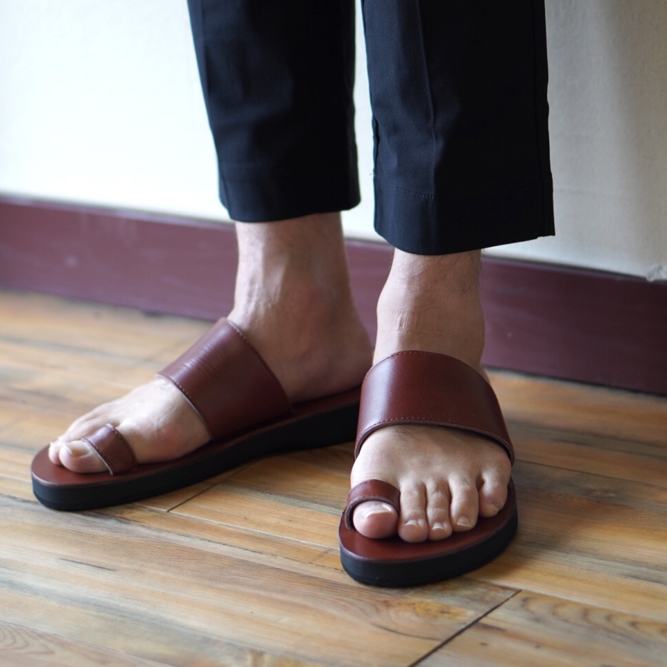 PADRONE/パドローネ】レザーストラップサンダル STRAP SANDALS