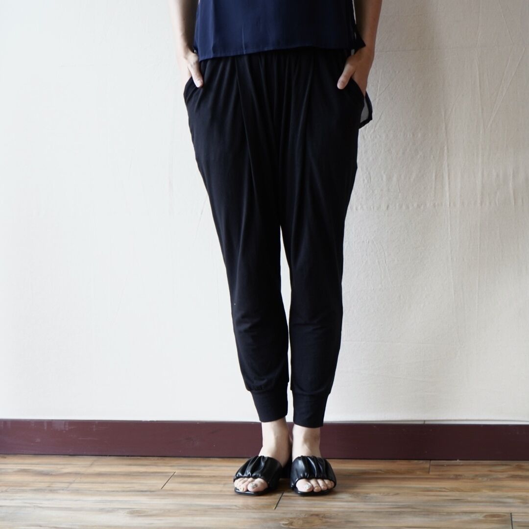 Thee Trio/ザ・トリオ】“NATSUKINAGASHI”Pants（ブラック)