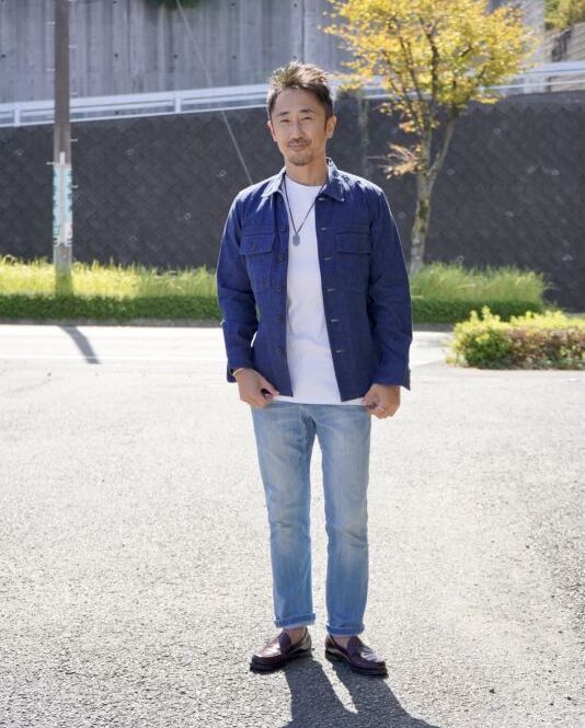 FOB FACTORY】インディゴブルー ファティーグ シャツジャケット 日本製