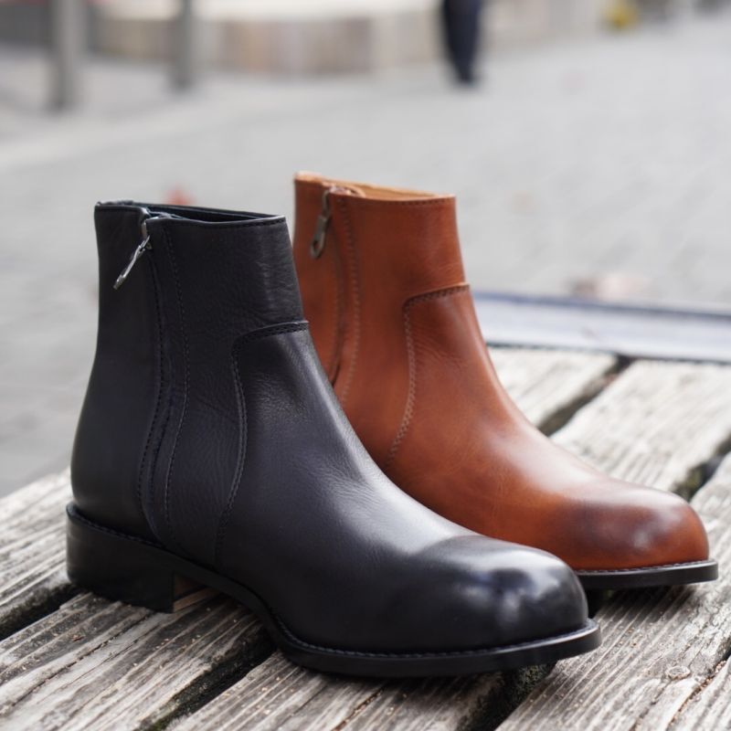 ブーツ PADRONE パドローネ SIDE ZIP BOOTS 「RAUL」 サイドジップ