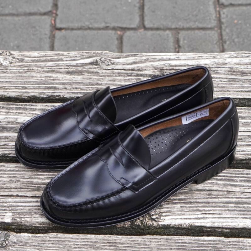 公式日本版 G.H.BASS 黒ローファー ローファー/革靴