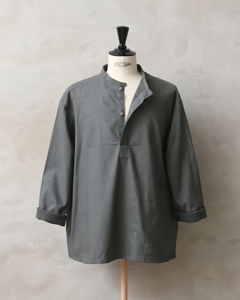 Deadstock ロシア軍70s ArmyVintage 灰スリーピングシャツ - シャツ