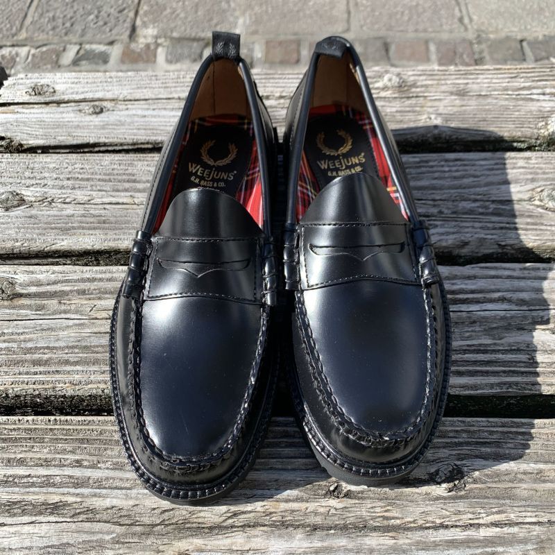 FRED PERRY/フレッドペリー】G.H.Bass Penny Loafers【BLACK】