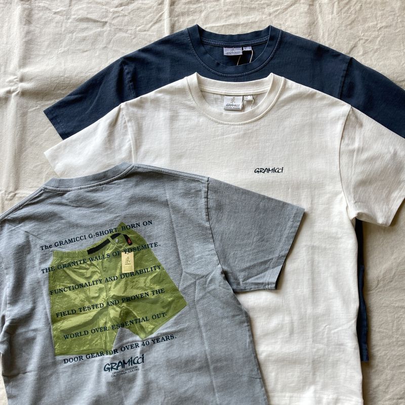 Gramicci/グラミチ】G-SHORT TEE｜GショーツTシャツ(3colors)