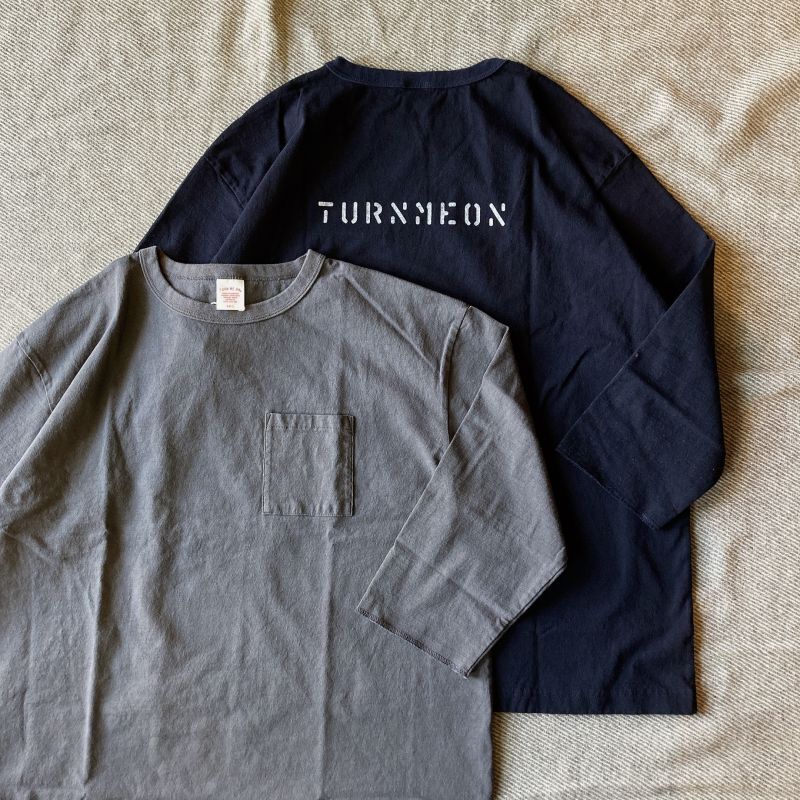 【TURN ME ON ®】カットオフ 9部袖Tシャツ (2color)