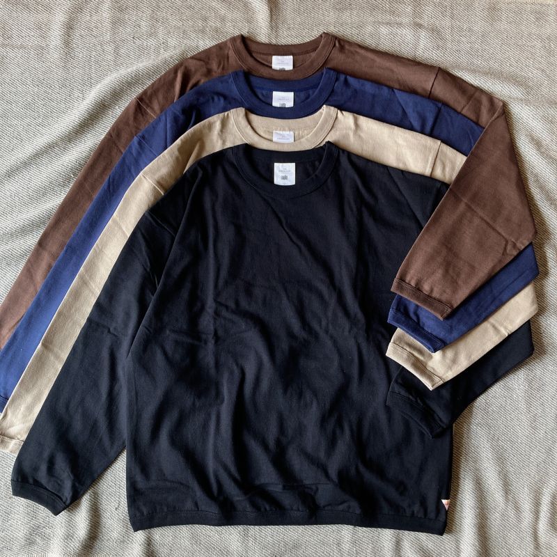 【melple/メイプル】The American Ringer L/S Tee  (4color)