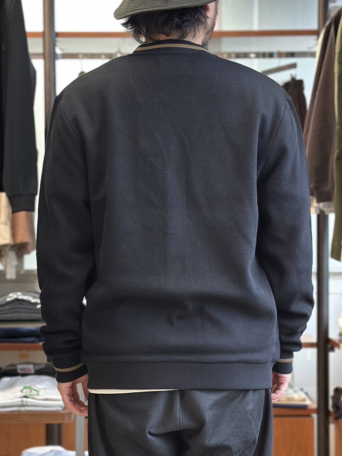 FRED PERRY/フレッドペリー】Tipped Pique Texture Cardigan
