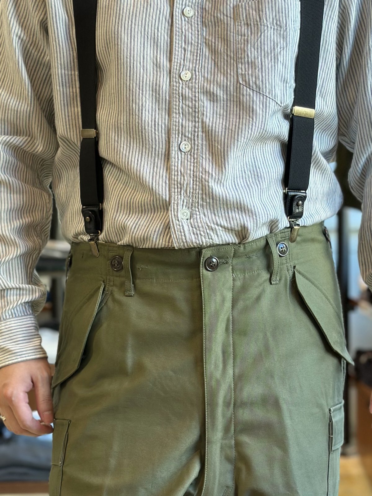 ORGUEIL/オルゲイユ】Military Suspender（3color）