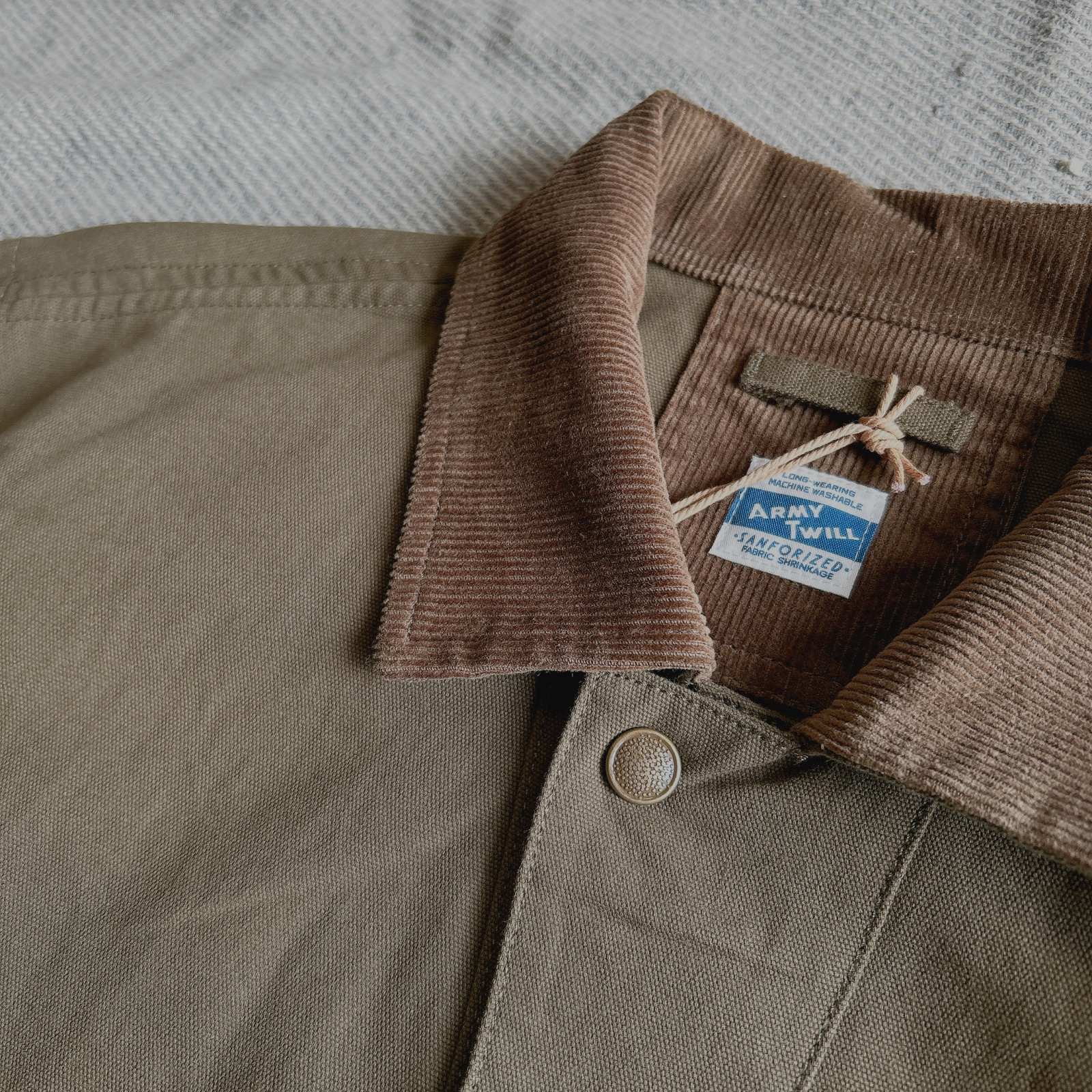 ARMY TWILL】Duck Logger Jacket (KHAKI)