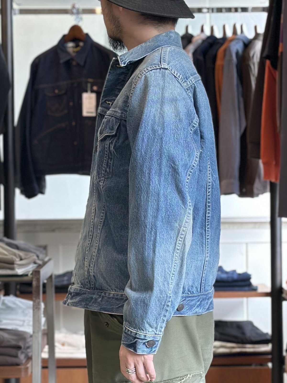 画像4: 【FOB FACTORY】SELVEDGE DENIM 3rd JKT (4)